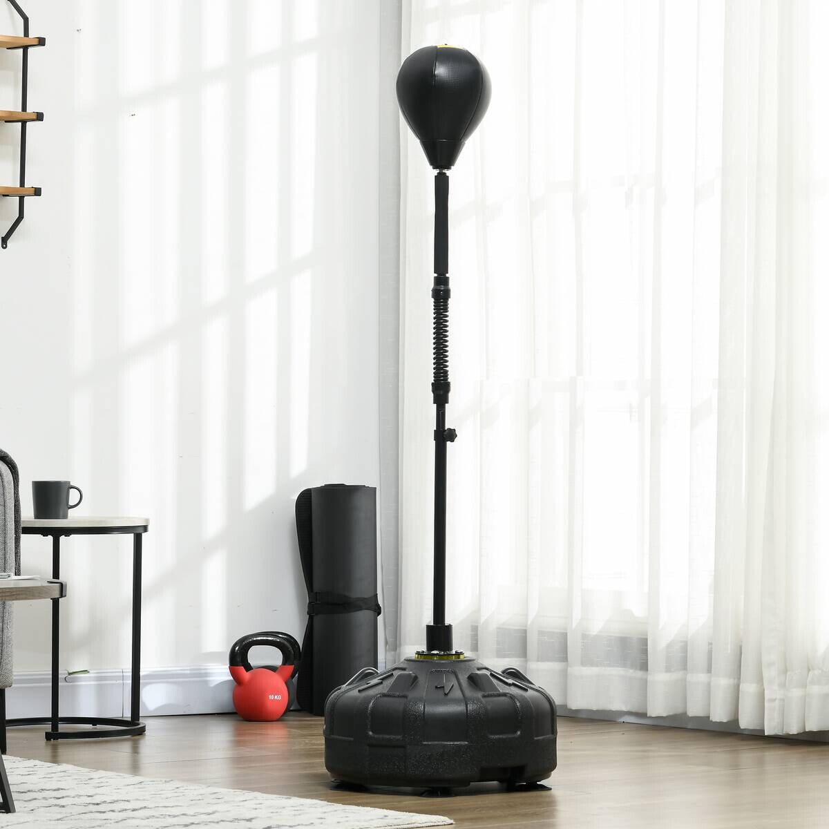 SPORTNOW Fitness-Zubehör schwarz Edelstahl B/H/L: ca. 48x48x180 cm