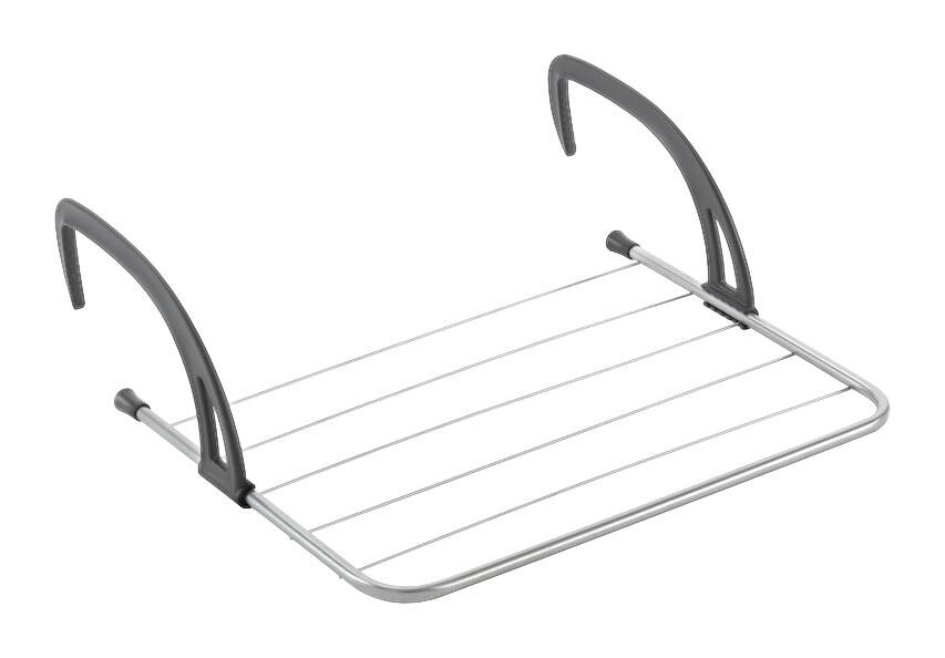 Metaltex Heizungs-u. Balkonwäschetrockner Favonio silber