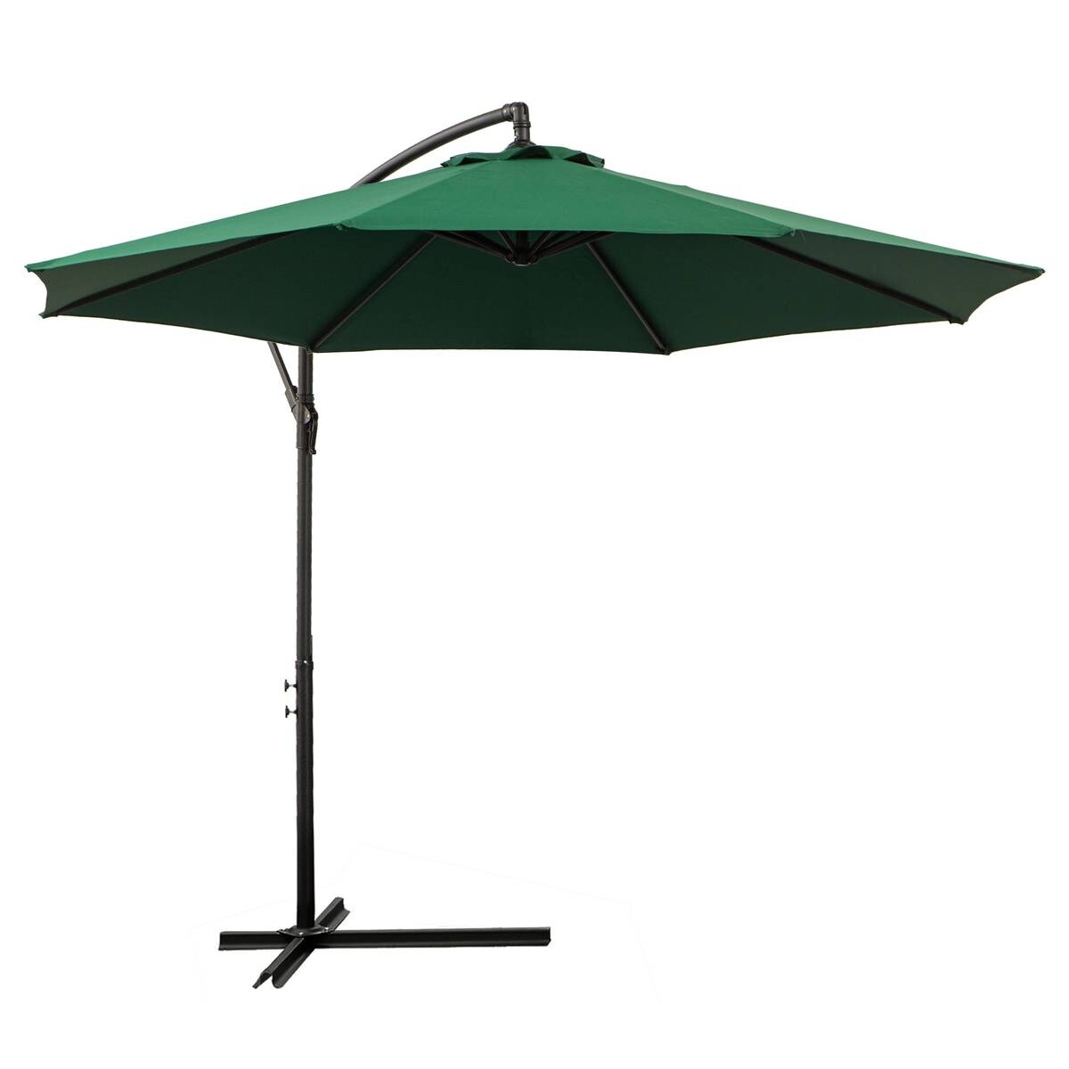 Outsunny Ampelschirm grün Stahl H/D: ca. 245x295 cm