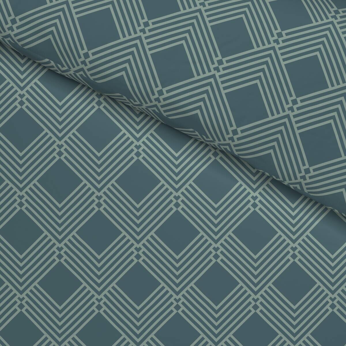 Sensation Microfaser Bettwäsche petrol 100% Polyester B/L: ca. 135x200 cm