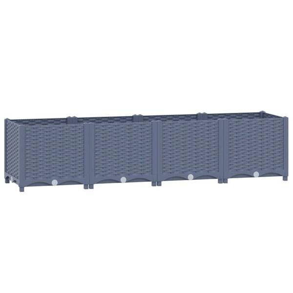 Hochbeet blau Polypropylen B/H/L: ca. 40x38x160 cm