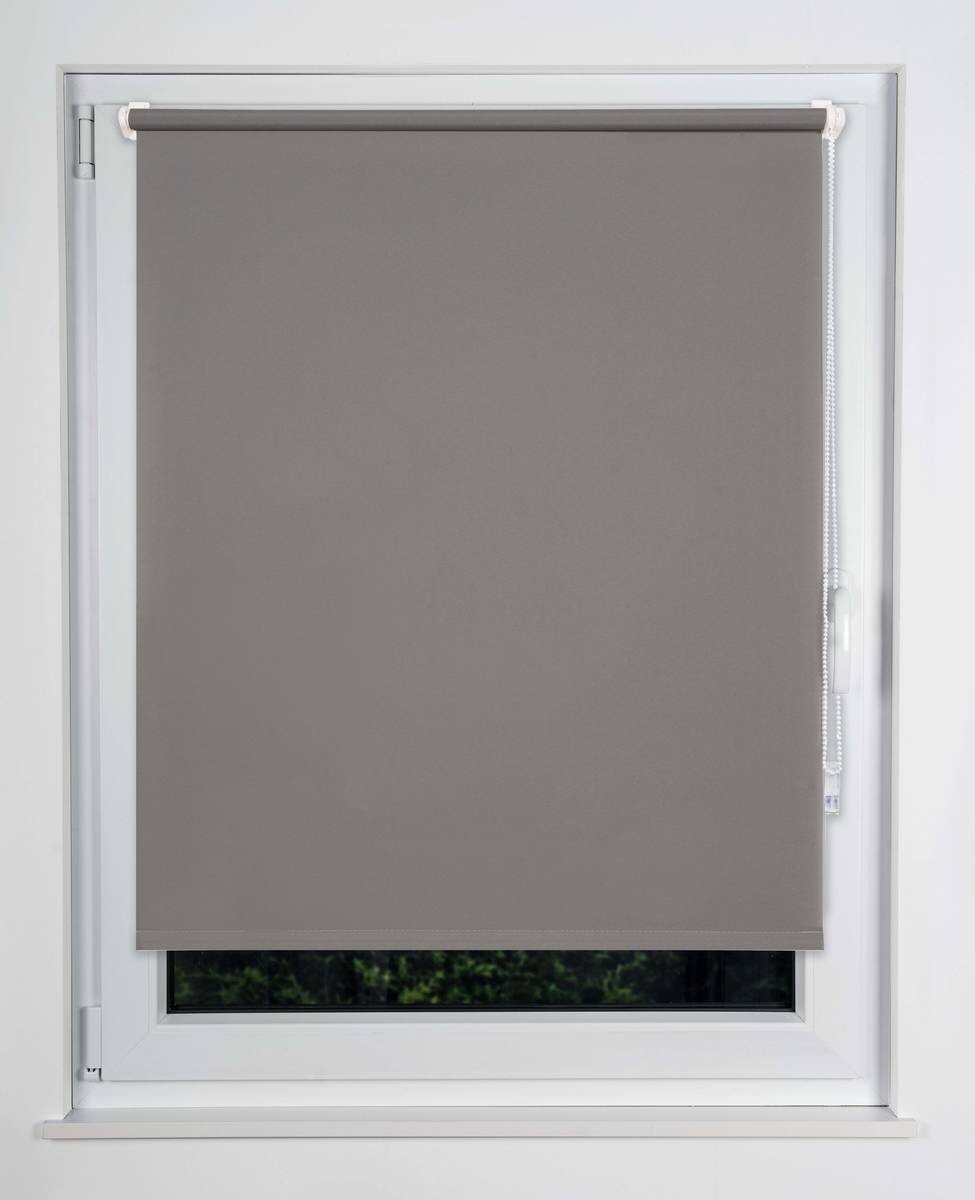 Tageslichtrollo zum klemmen grau B/L: ca. 90x210 cm