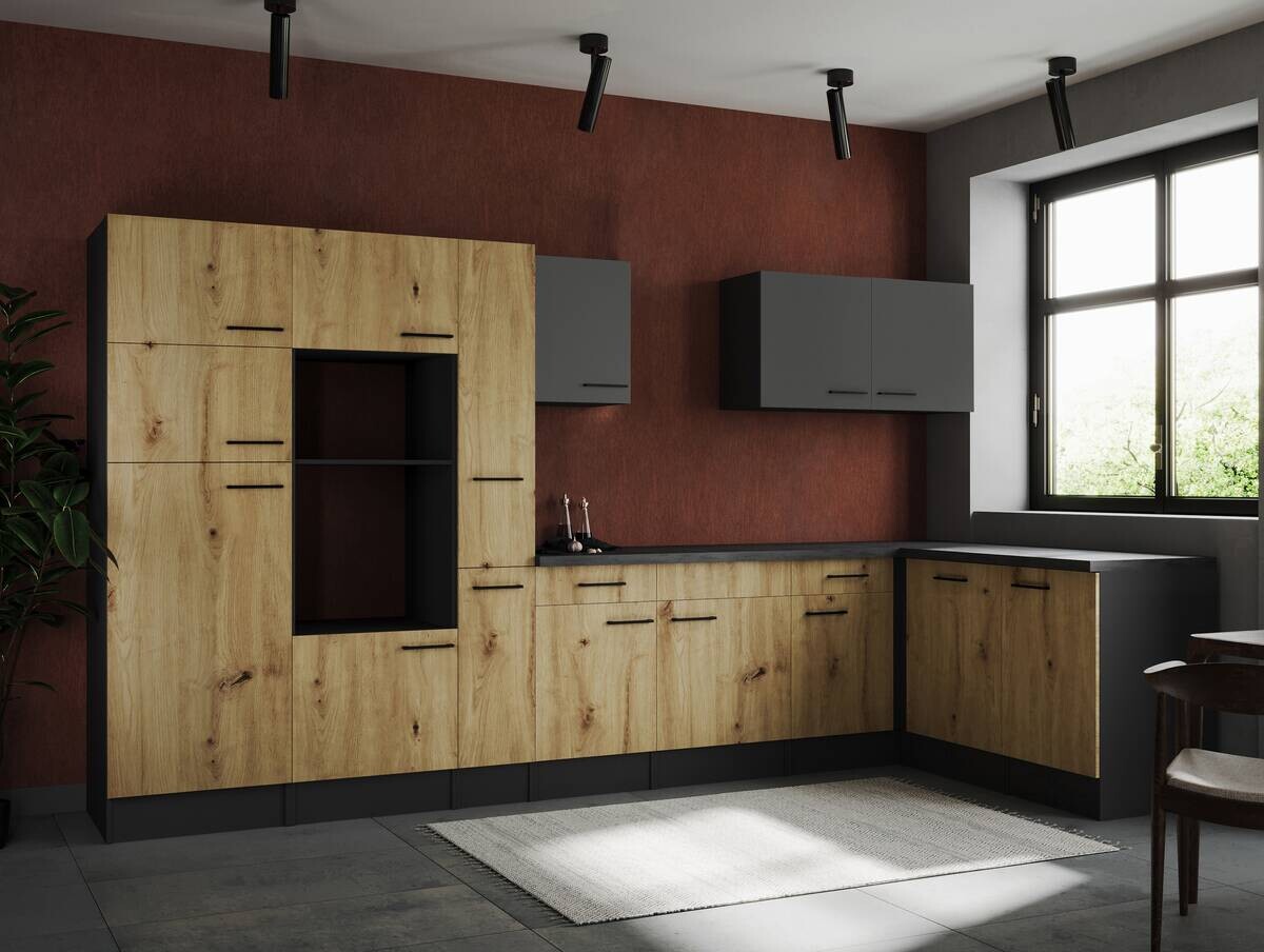 Winkelküche Oliver B/H/T: ca. 370x205x172 cm