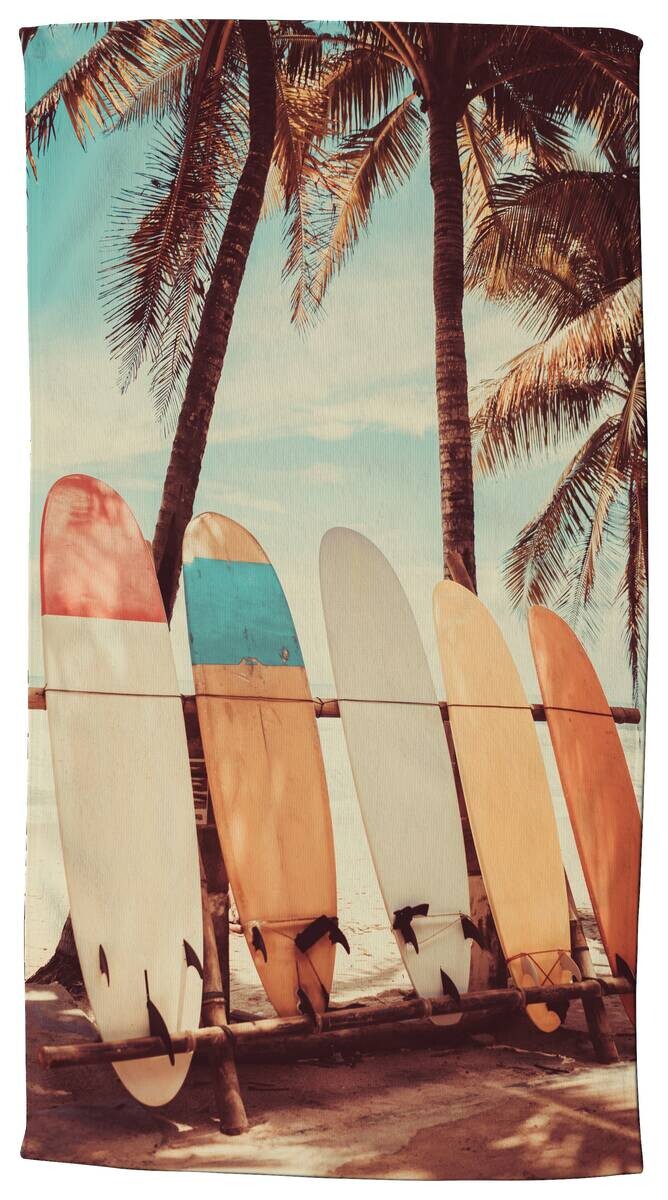 Good Morning Strandtuch Vintage Surf Multi Polyester B/L: ca. 100x180 cm