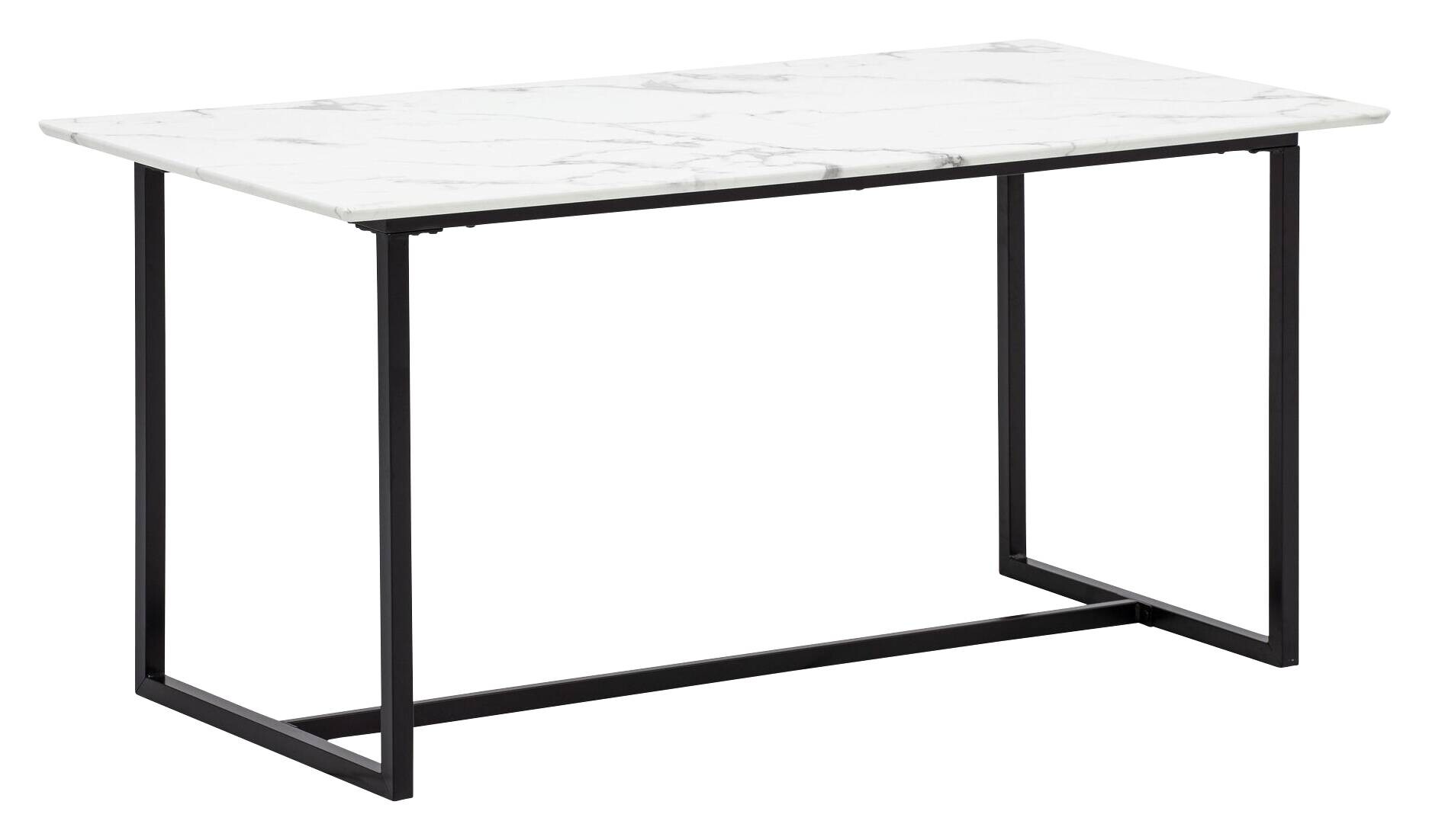 Esstisch weiß Marmor Optik B/H/T: ca. 120x76x60 cm