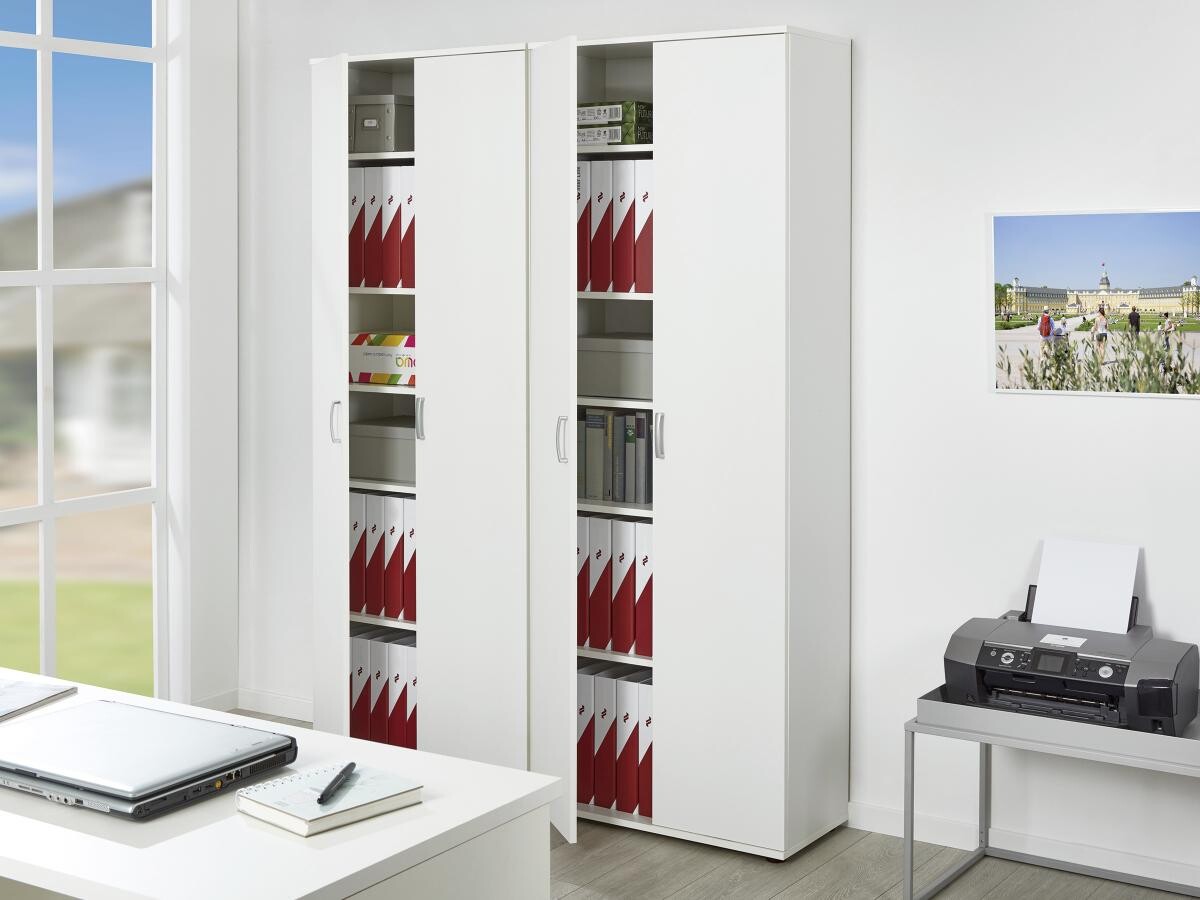 Mehrzweckschrank Arconati weiß B/H/T: ca. 70x189x34 cm