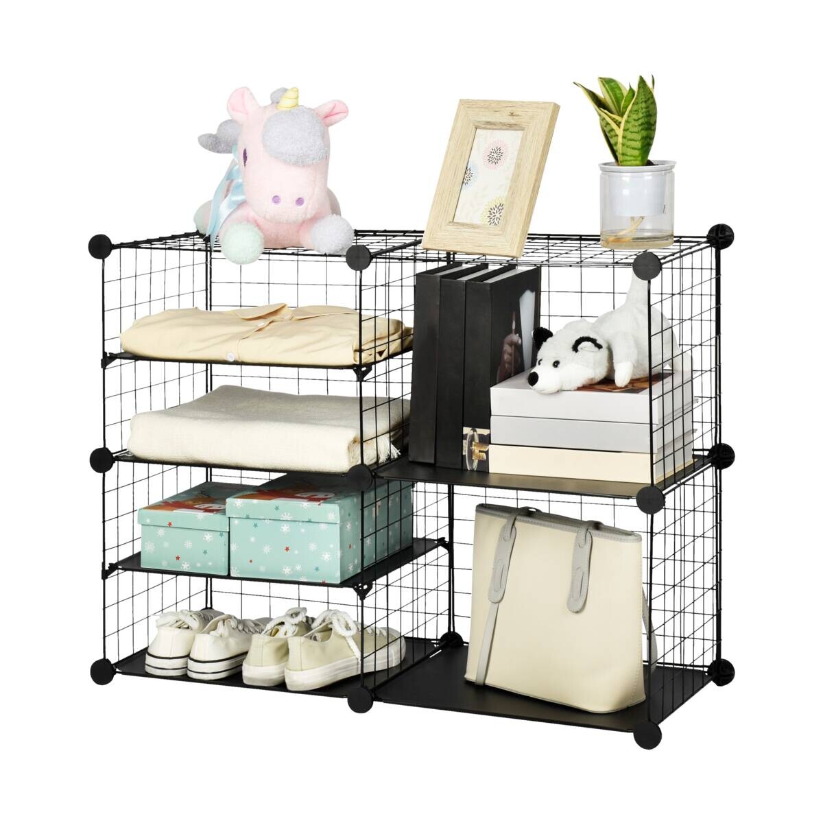 Regal schwarz Kunststoff