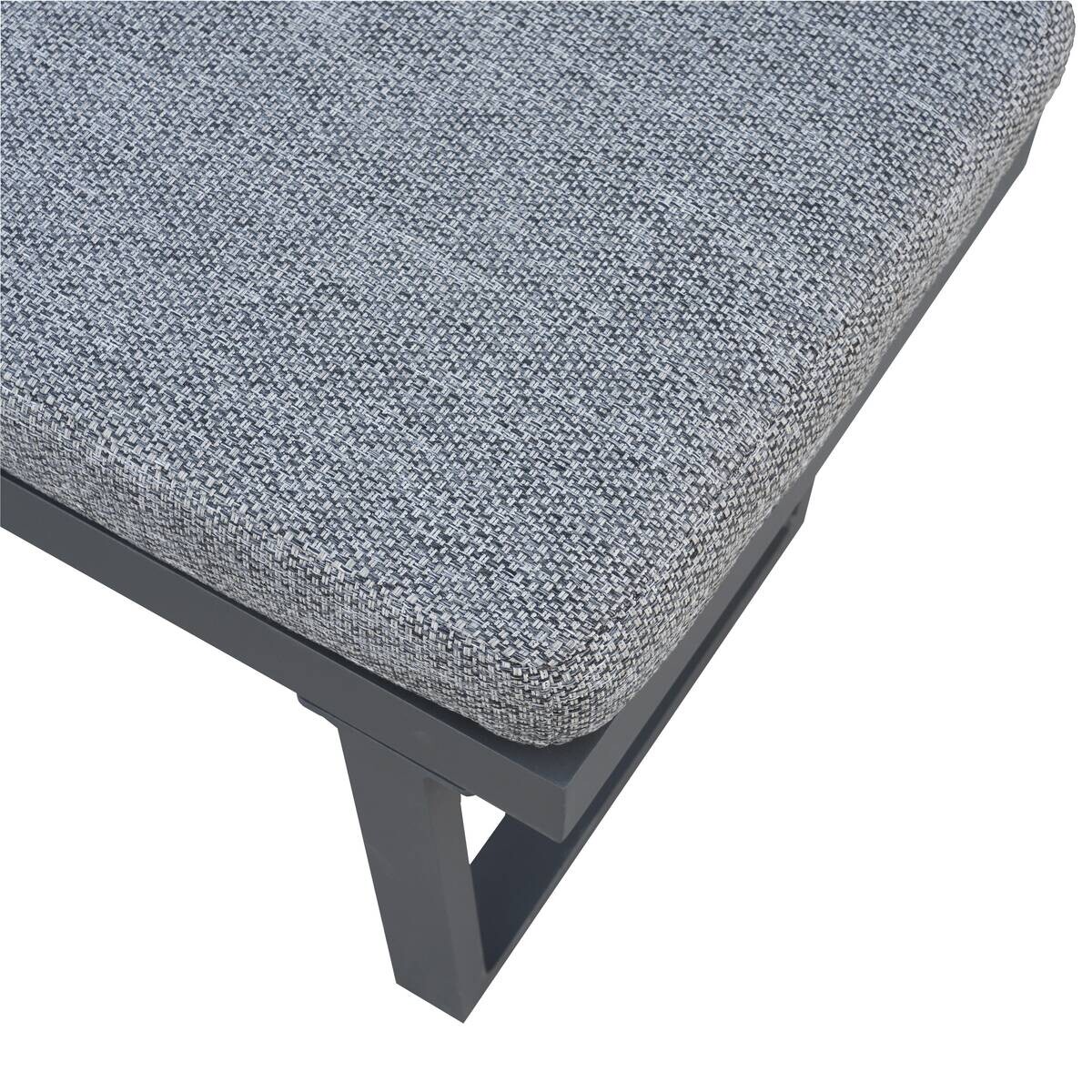 POCOline Gartensitzgruppe Cancun grau Alu