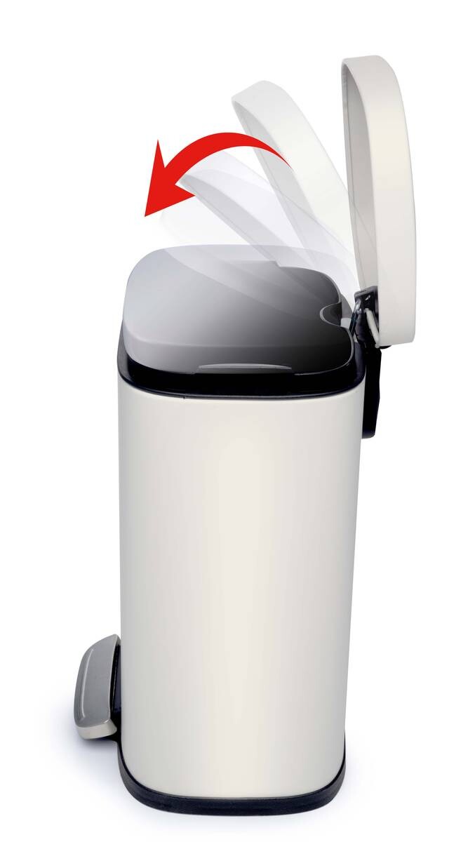 alpina Treteimer weiß Kunststoff