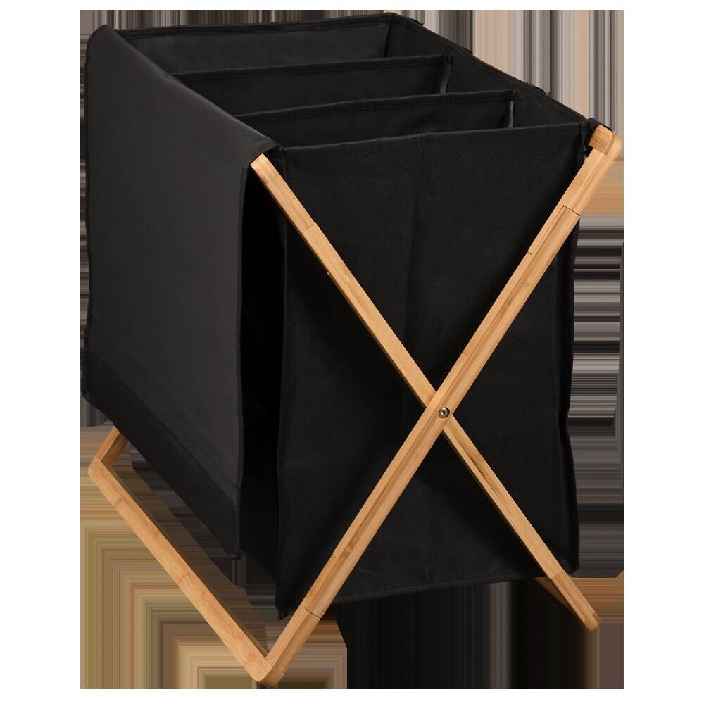 Kesper Wäschesammler braun Polyester B/H/L: ca. 19,5x7,5x71,3 cm