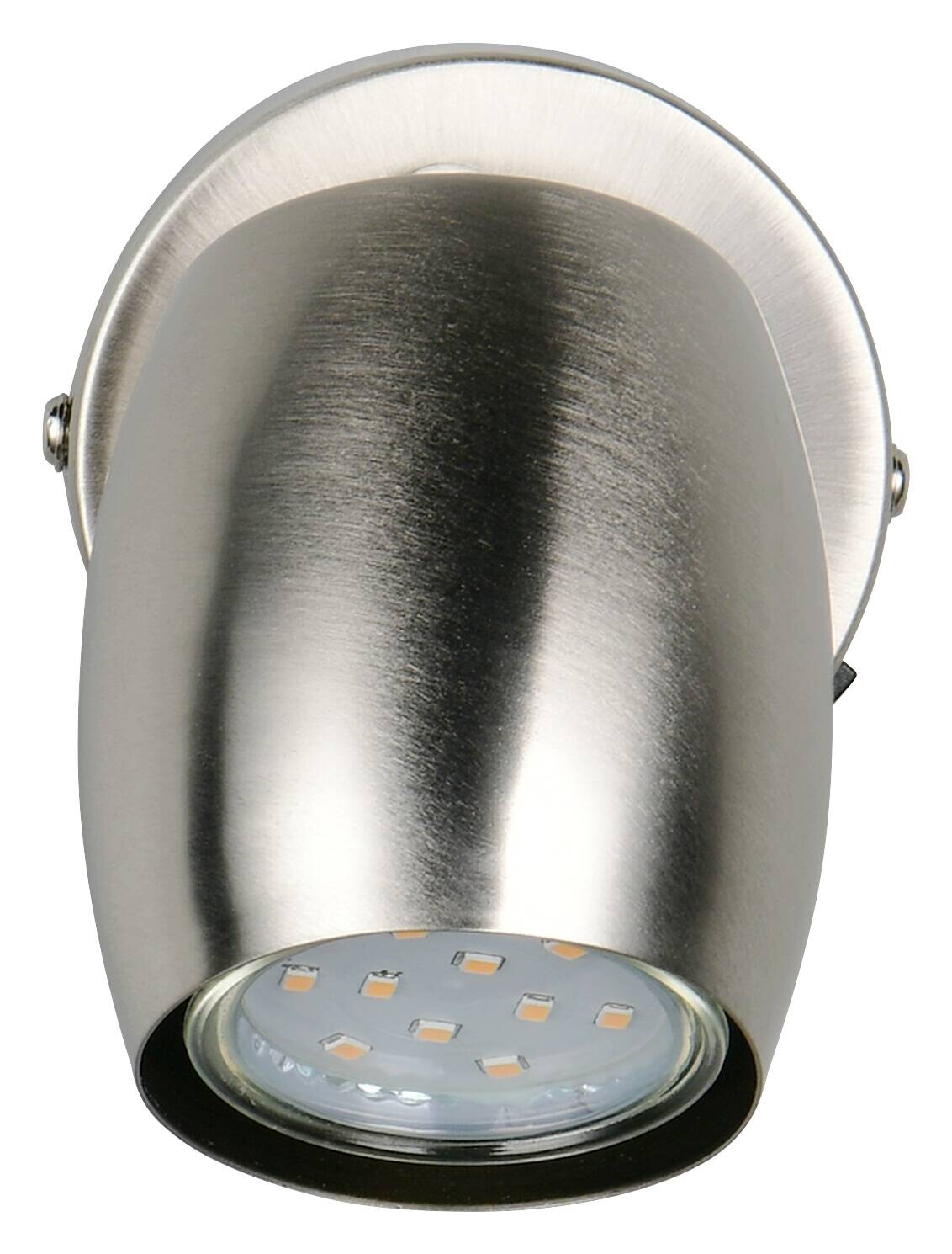 Reality Spots Nancy nickel matt Metall B/H/L: ca. 9,5x14x8 cm GU10 1 Brennstellen