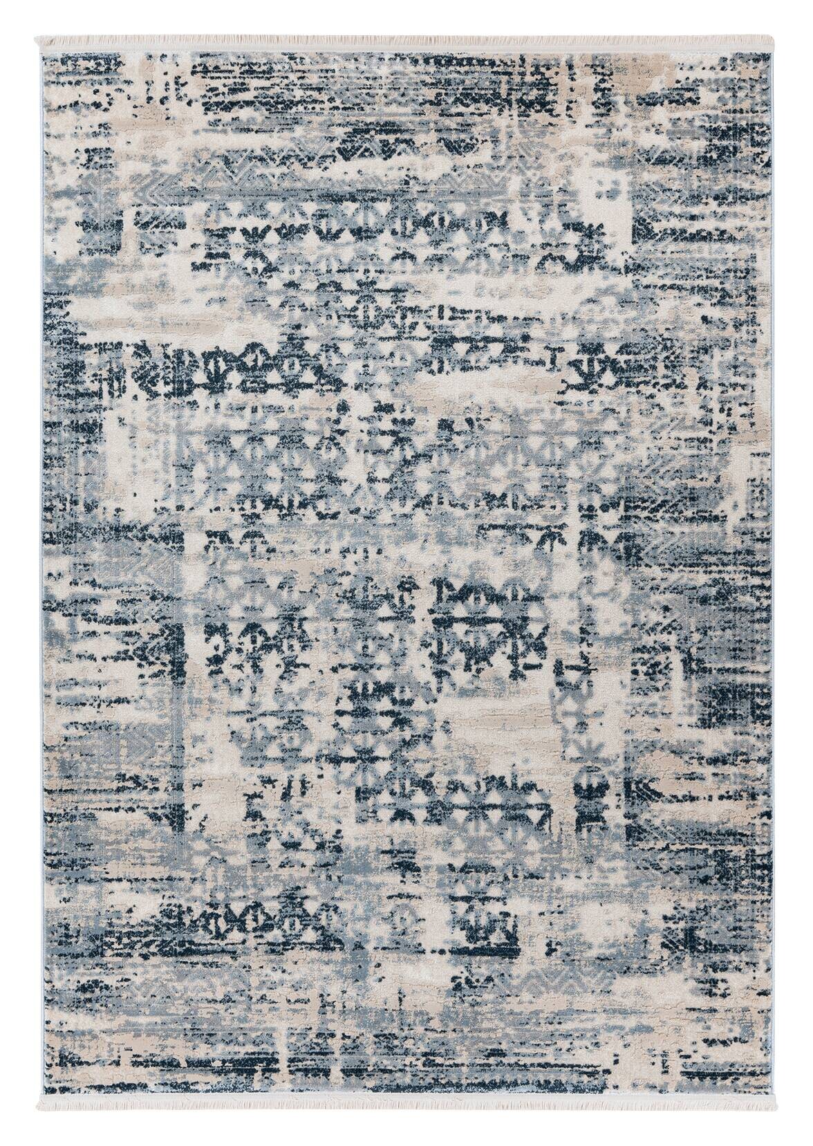 Kayoom Kurzflorteppich Adela 325 blau B/H/L: ca. 120x1,3x170 cm