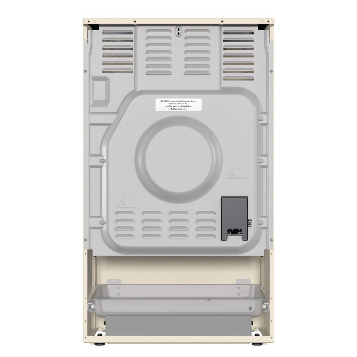 Gorenje Stand-Elektroherd GECS5B70CLI creme B/H/T: ca. 50x85x59,4 cm