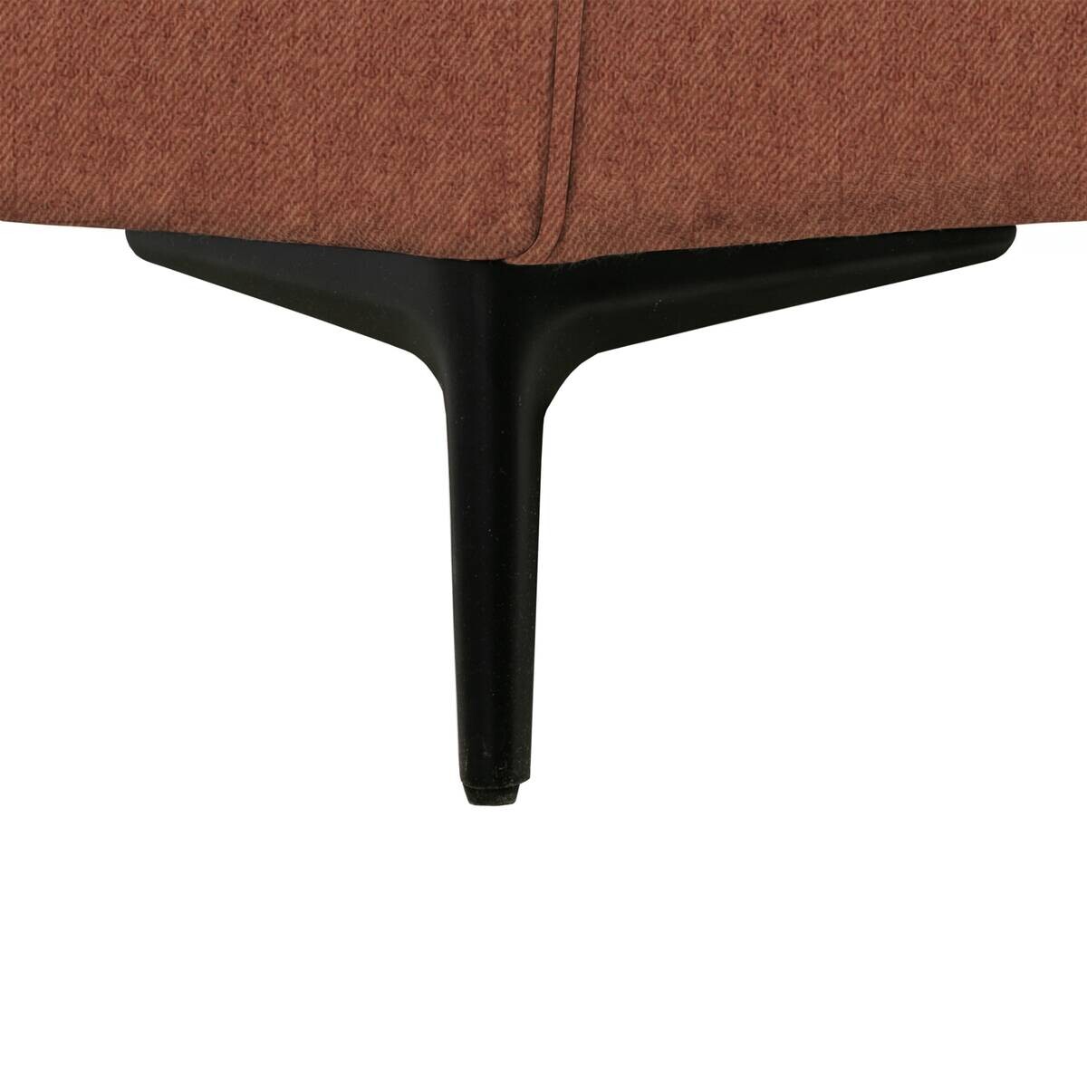 Schlafsofa terracotta Webstoff B/H/T: ca. 195x88x95 cm