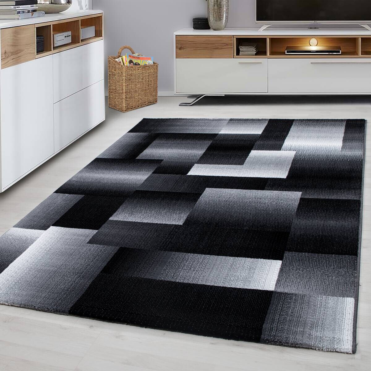 Ayyildiz Teppich MIAMI schwarz B/L: ca. 200x290 cm