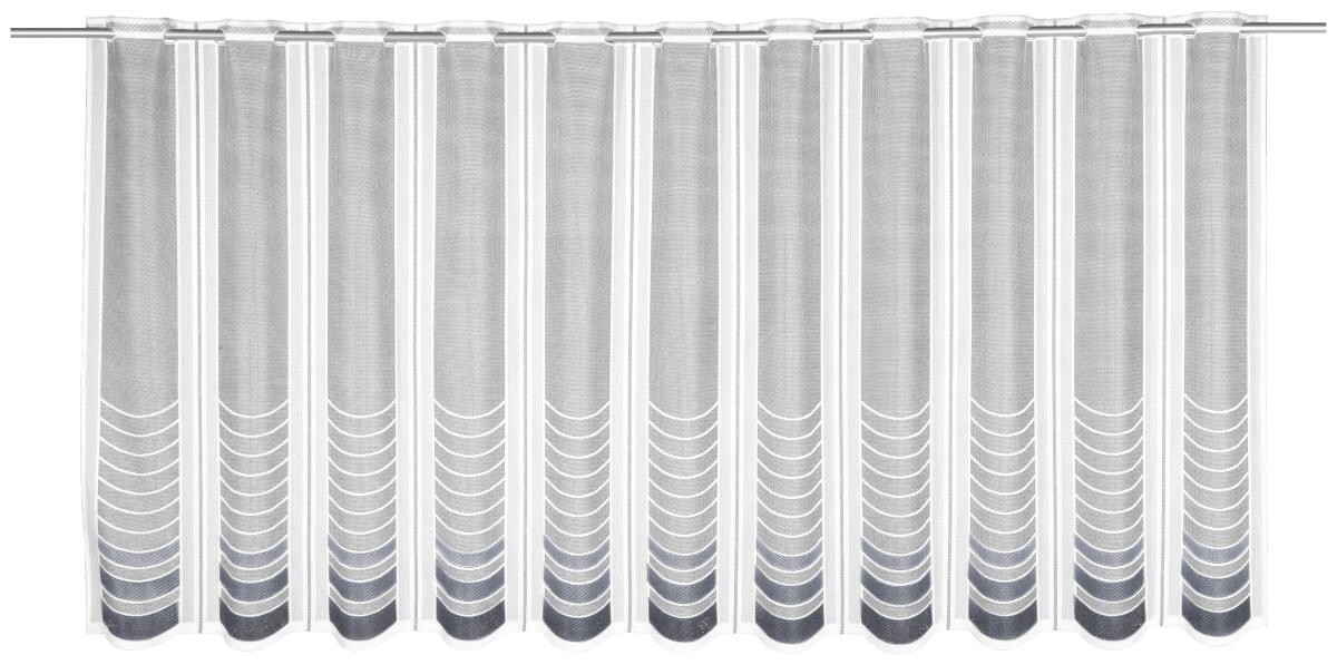 creative lifestyle Scheibengardine Noah grau B/L: ca. 145x75 cm