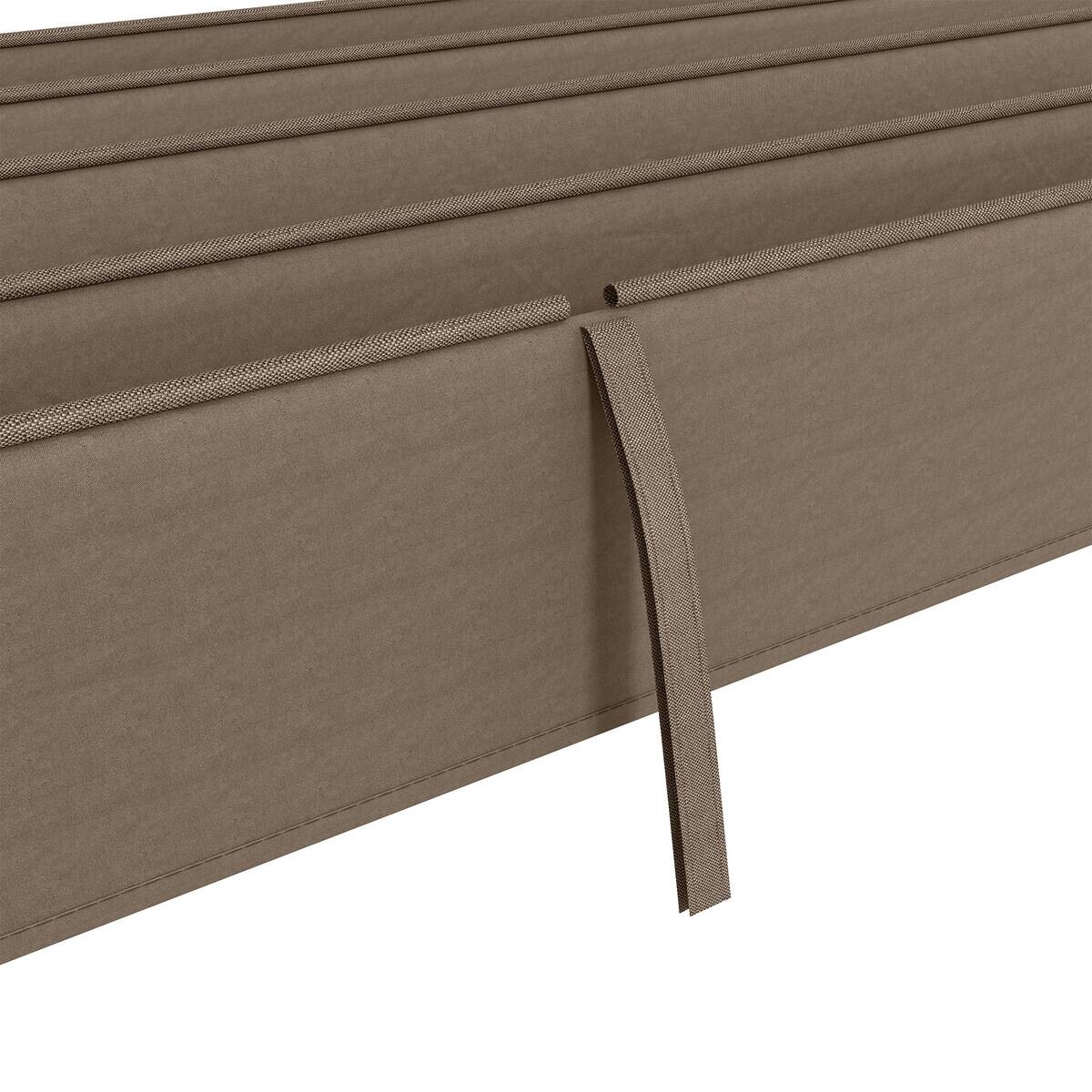 Outsunny Ersatzdach kaffee Polyester B/H/L: ca. 245x23x286 cm