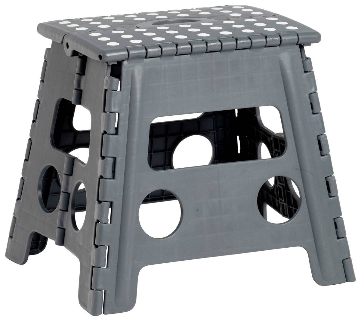 Zeller Klapphocker anthrazit B/H/L: ca. 30x32x37 cm