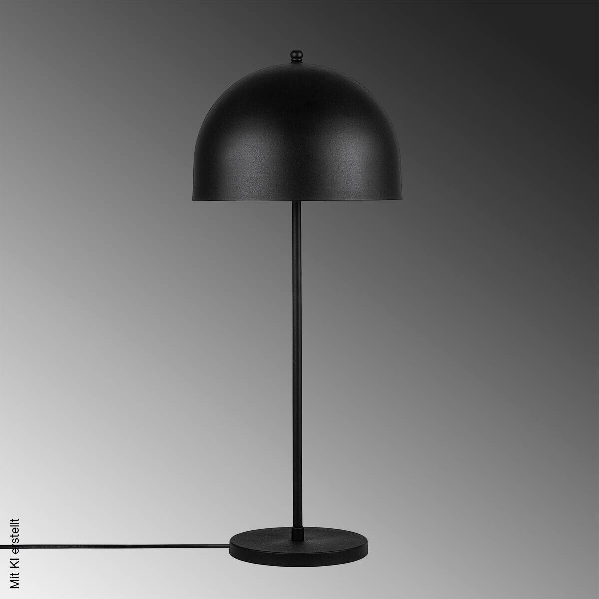 Opviq Tischleuchte schwarz Metall B/H/L: ca. 24x58x24 cm E14 1 Brennstellen