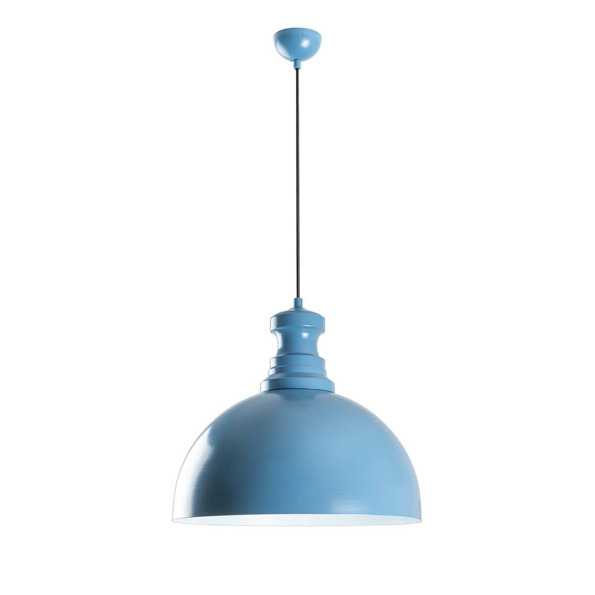 Opviq Pendelleuchte blau B/H/T: ca. 40x134x40 cm E27 1 Brennstellen