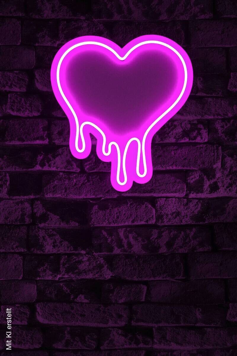 Opviq LED-Wandleuchte rosa PVC B/H/T/L: ca. 32x35x2x32 cm