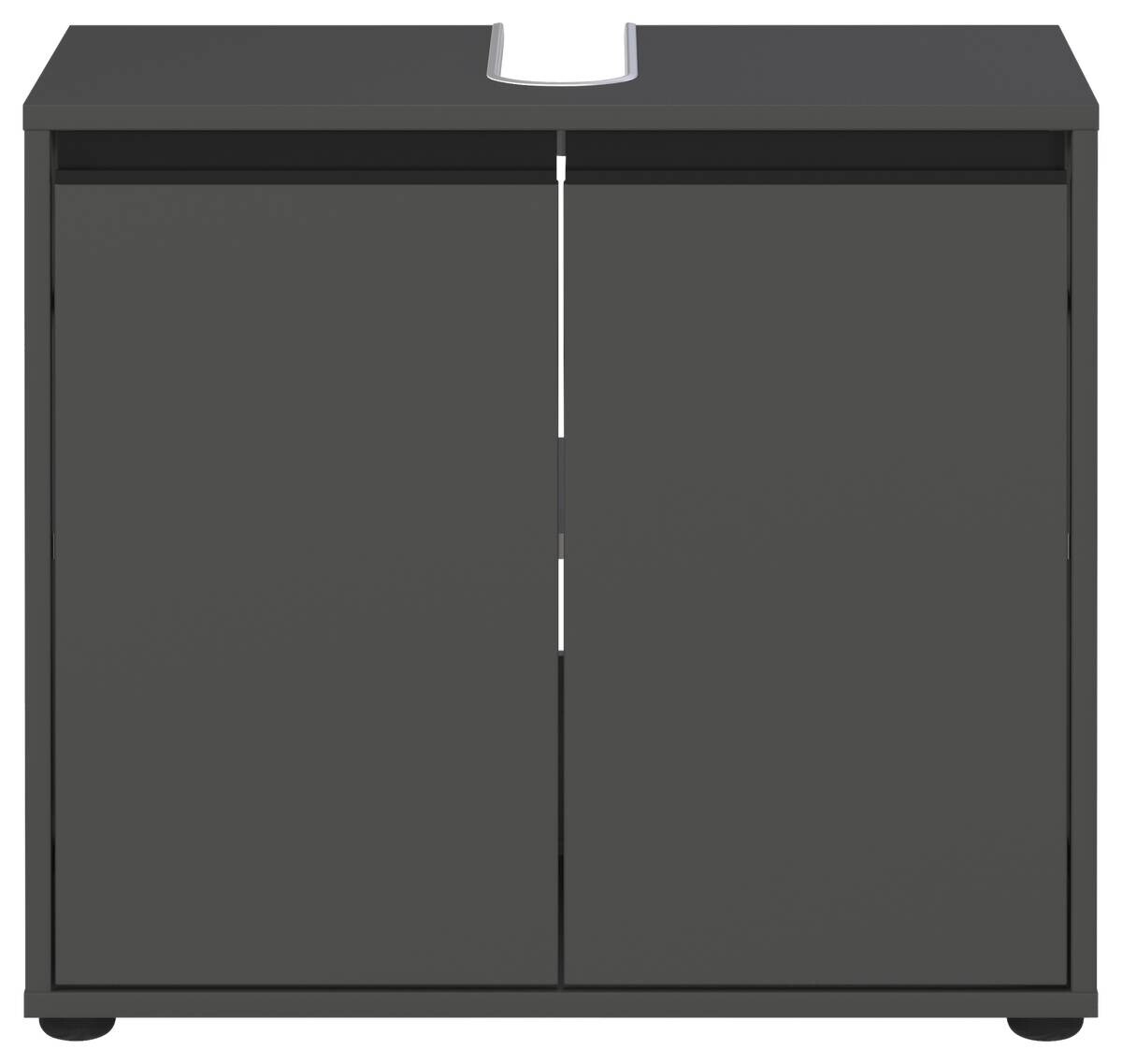 Waschbeckenunterschrank 2200-547 Graphit B/H/T: ca. 63x55x34 cm