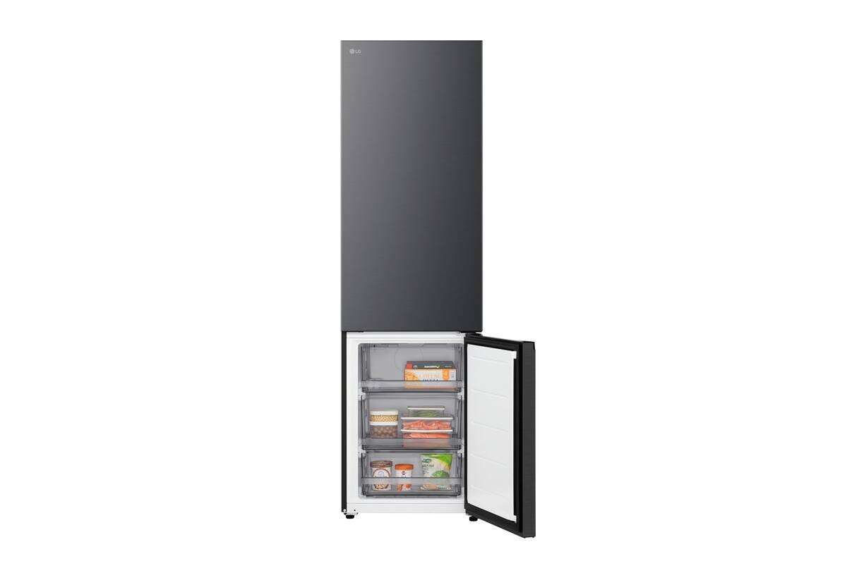 LG Kühl-/Gefrierkombination GBBSJ2CCEP schwarz B/H/T: ca. 59,7x203x67,4 cm