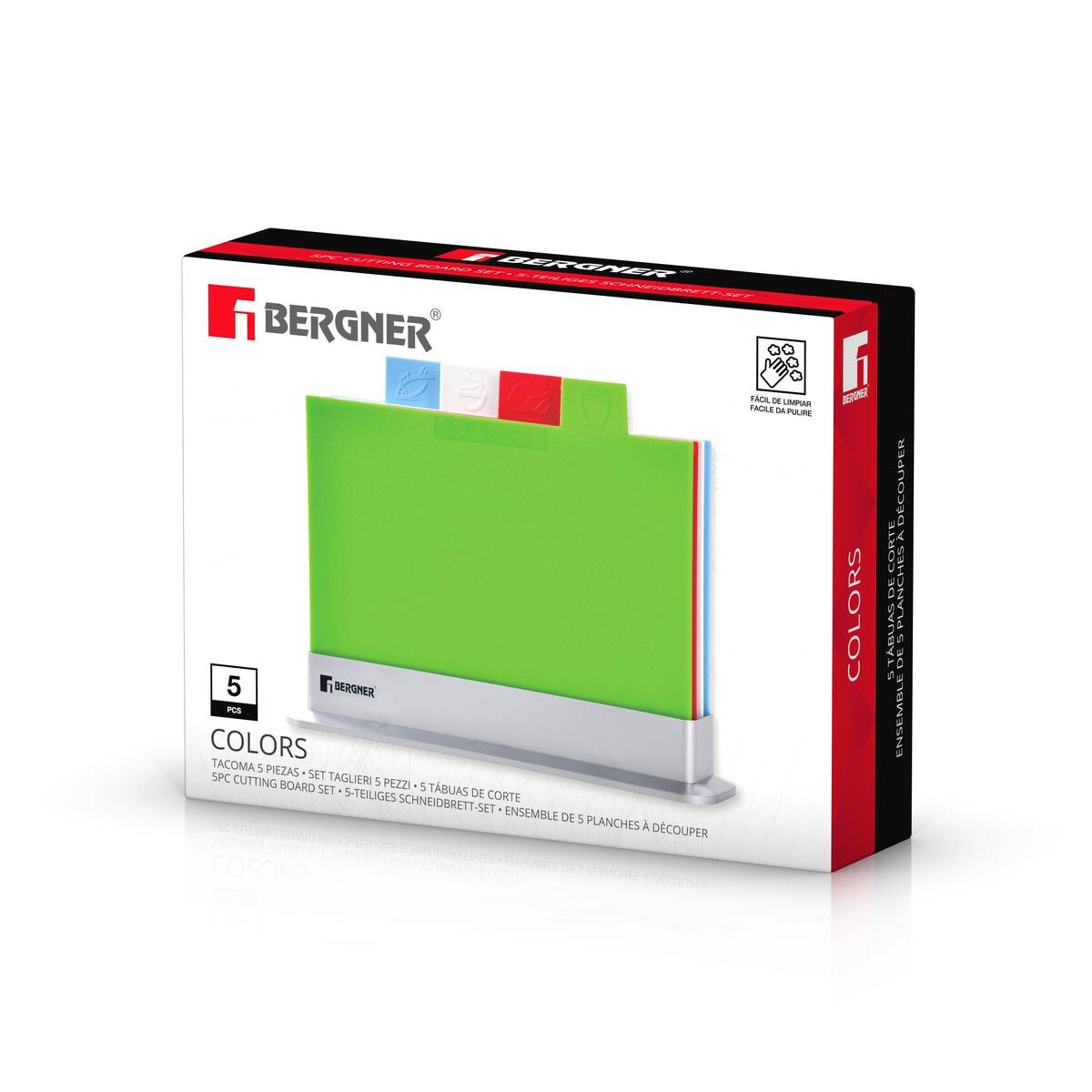 BERGNER Schneidbrettset Colors