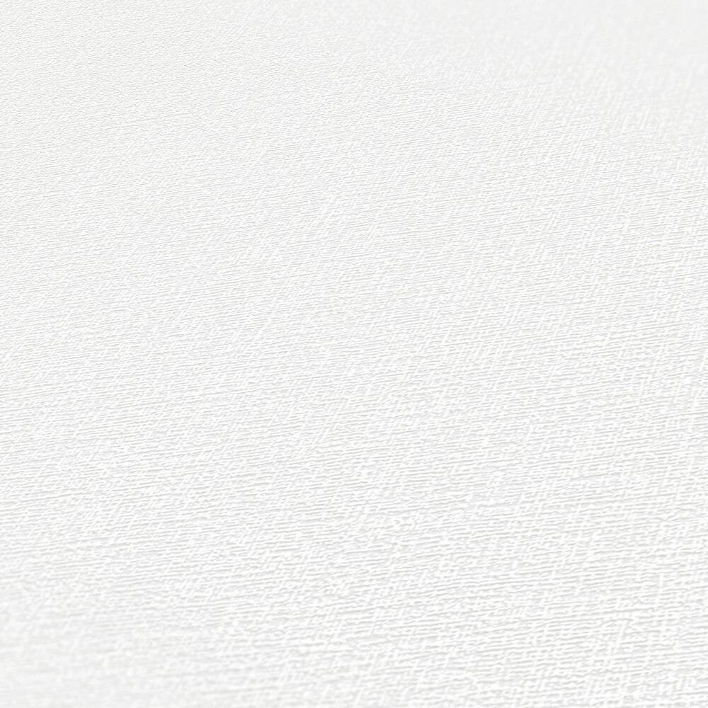 A.S.Creation Vliestapete Attractive Uni weiß B/L: ca. 53x1005 cm
