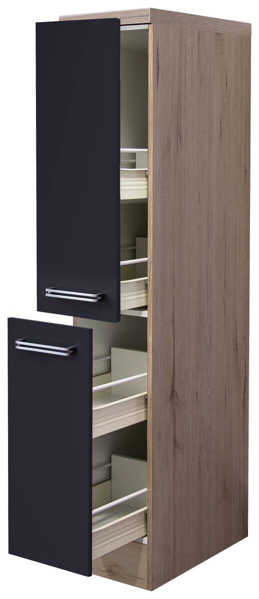 Apothekerschrank Elva anthrazit B/H/T: ca. 30x162x60 cm