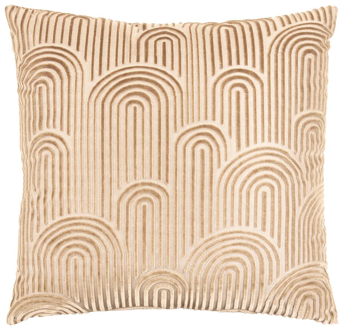 POCOline Dekokissen Bogen beige 100% Polyester B/L: ca. 45x45 cm
