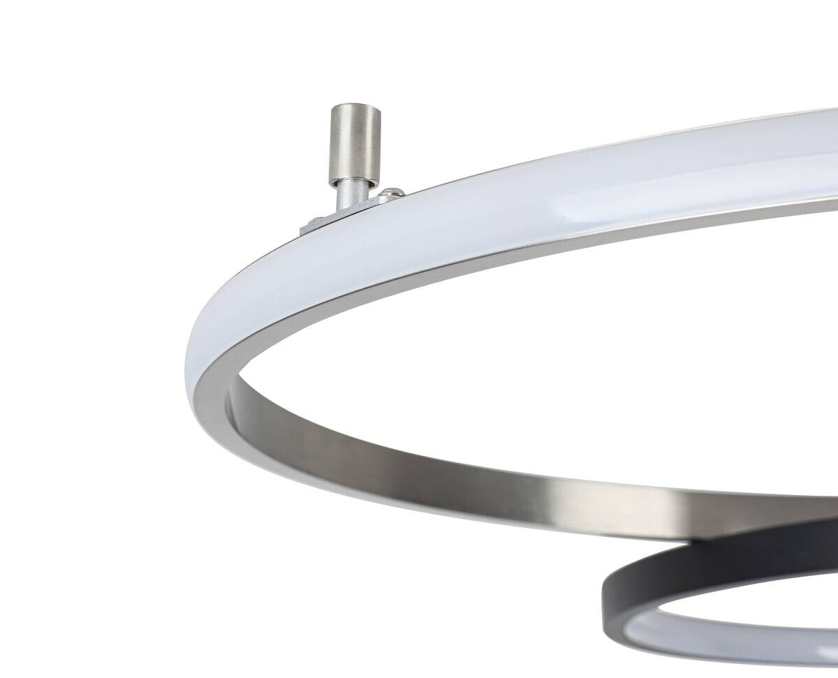 Nolo LED-Deckenleuchte Big schwarz Aluminium B/H/L: ca. 64x11x80 cm