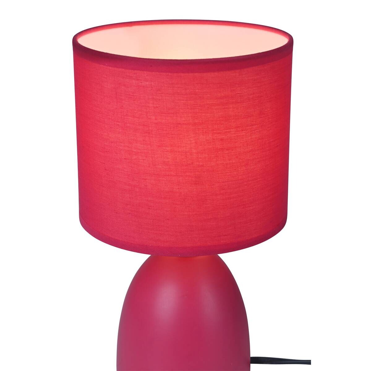 POCOline Tischleuchte Kushi pink Keramik B/H/L: ca. 15x27x15 cm E14 1 Brennstellen