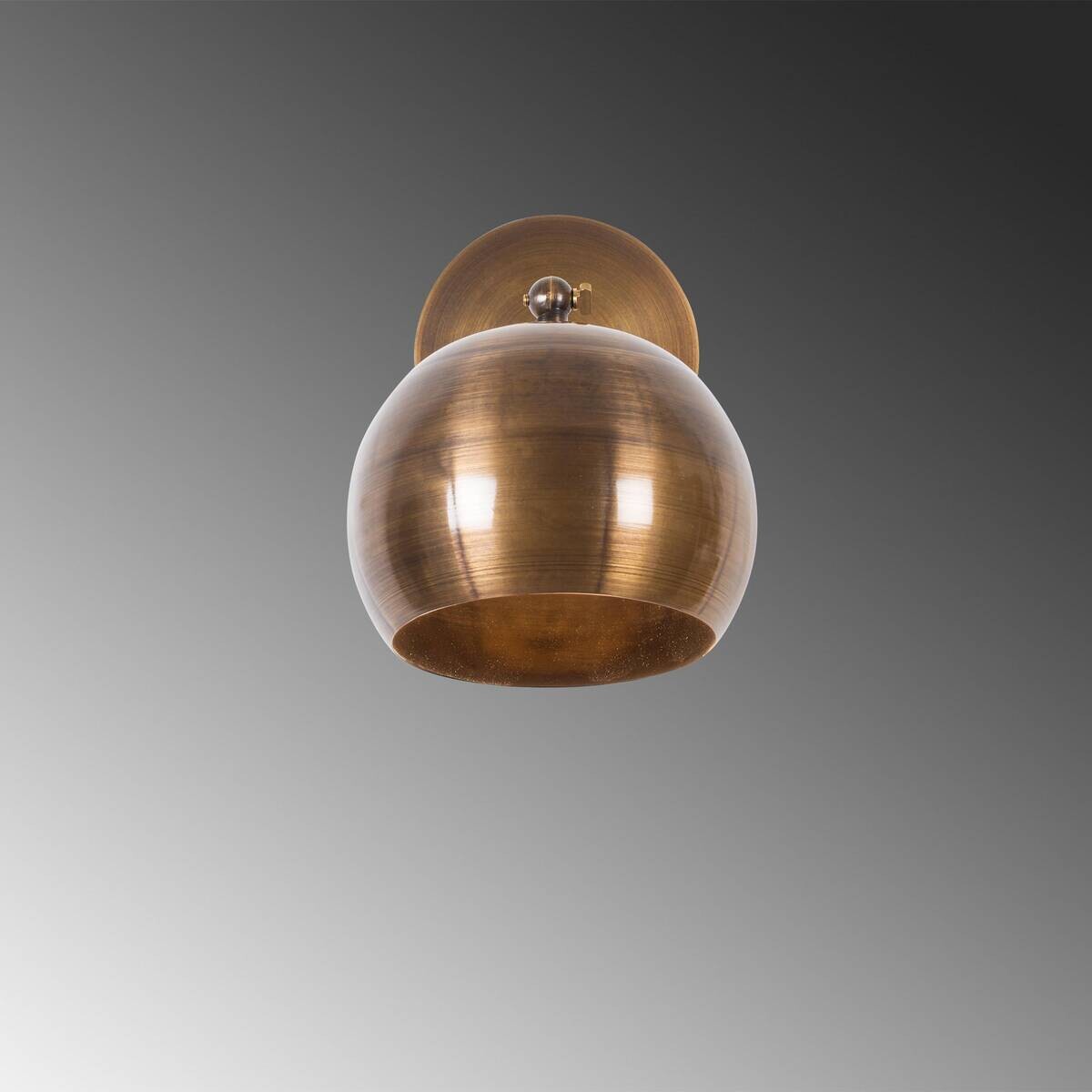 Opviq Wandleuchte Sivani bronze Metall B/H/T/L/D: ca. 28x21x28x15x15 cm E27 1 Brennstellen