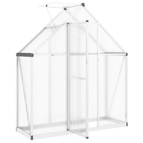 Gewächshaus silber B/H/L: ca. 58x195x169 cm