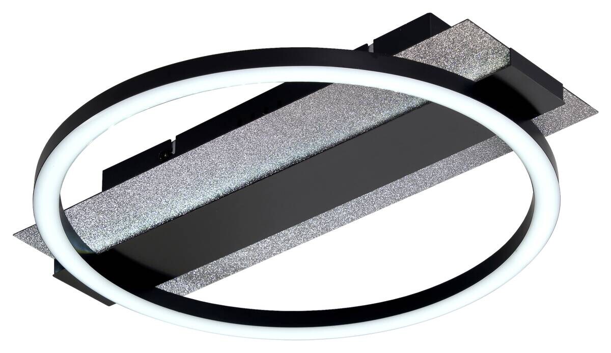 POCOline LED-Deckenleuchte Arietty schwarz Metall Kunststoff B/H/L: ca. 30x65x34 cm