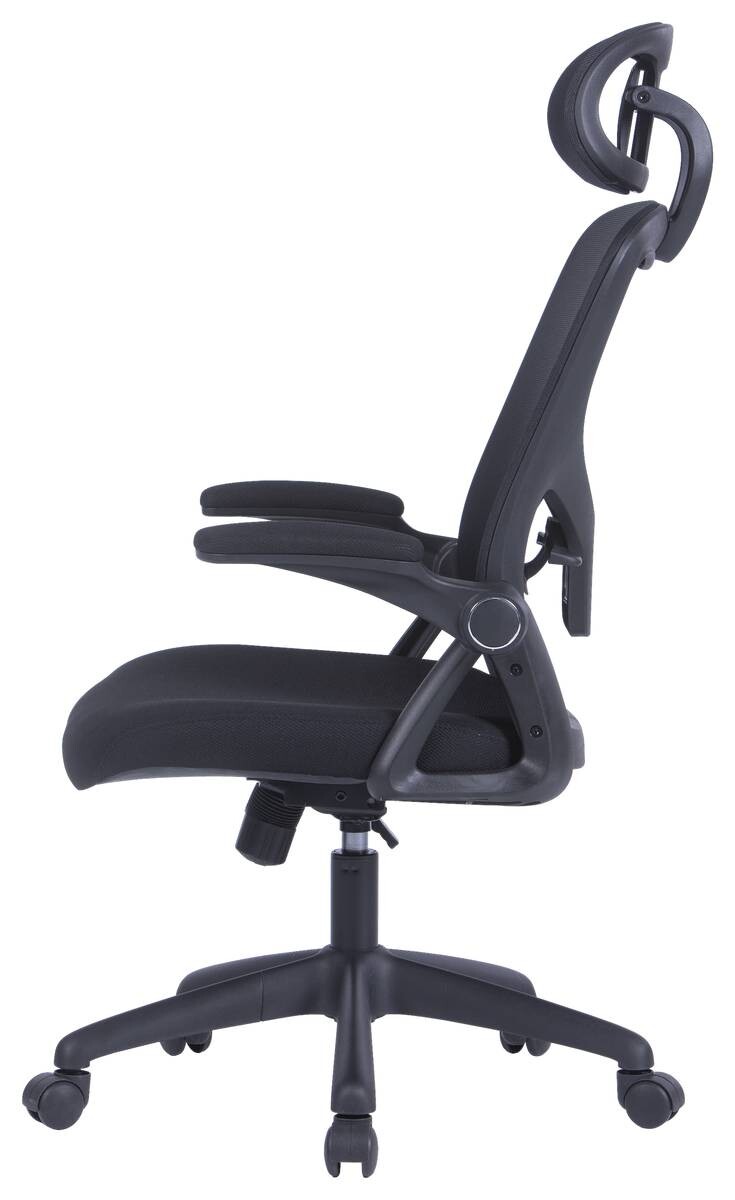 Chefsessel FLEX schwarz schwarz schwarz Webstoff Netzstoff Kunststoff