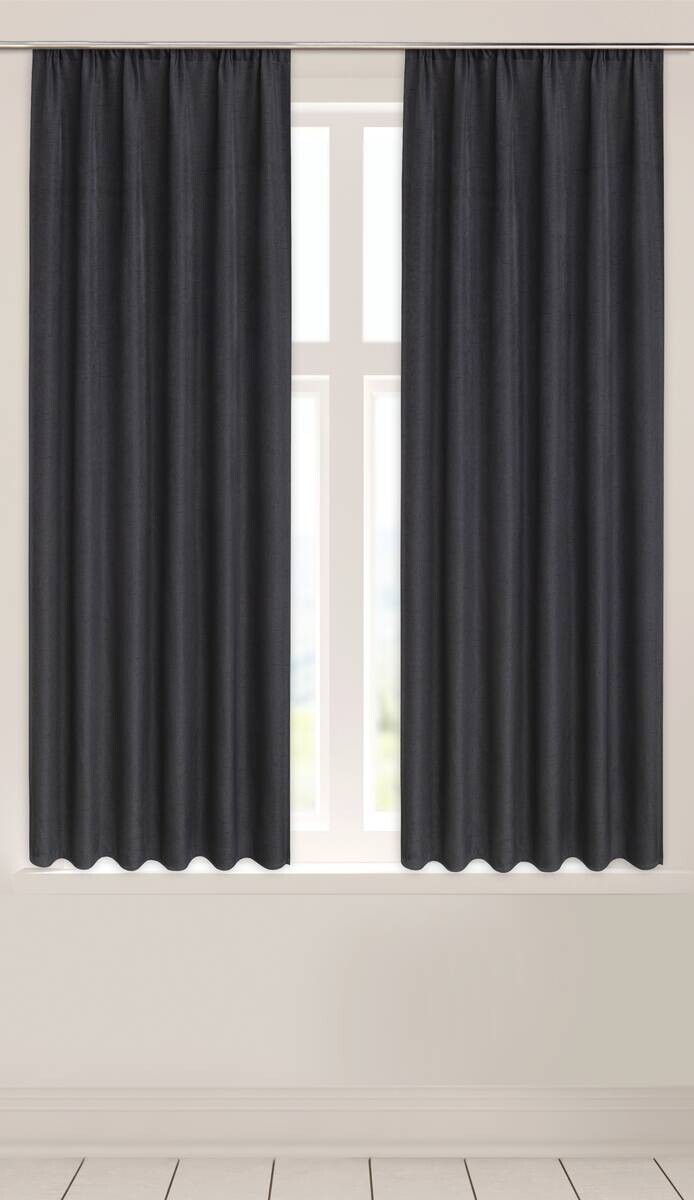 silver edition Verdunklungsvorhang Henry anthrazit B/L: ca. 135x175 cm