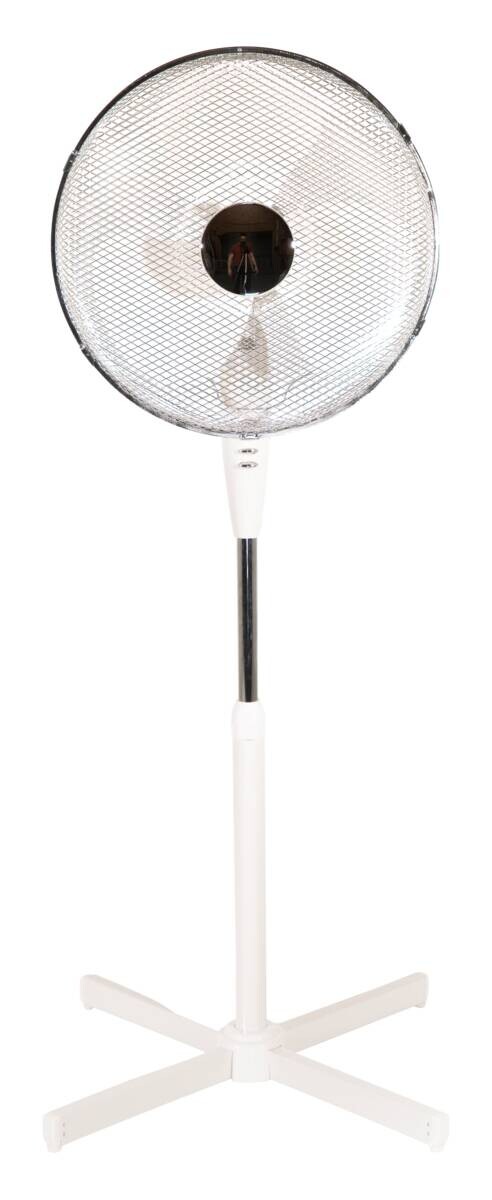 Ventilator 3363038 weiß Metall Kunststoff B/H/L: ca. 58x116x58 cm