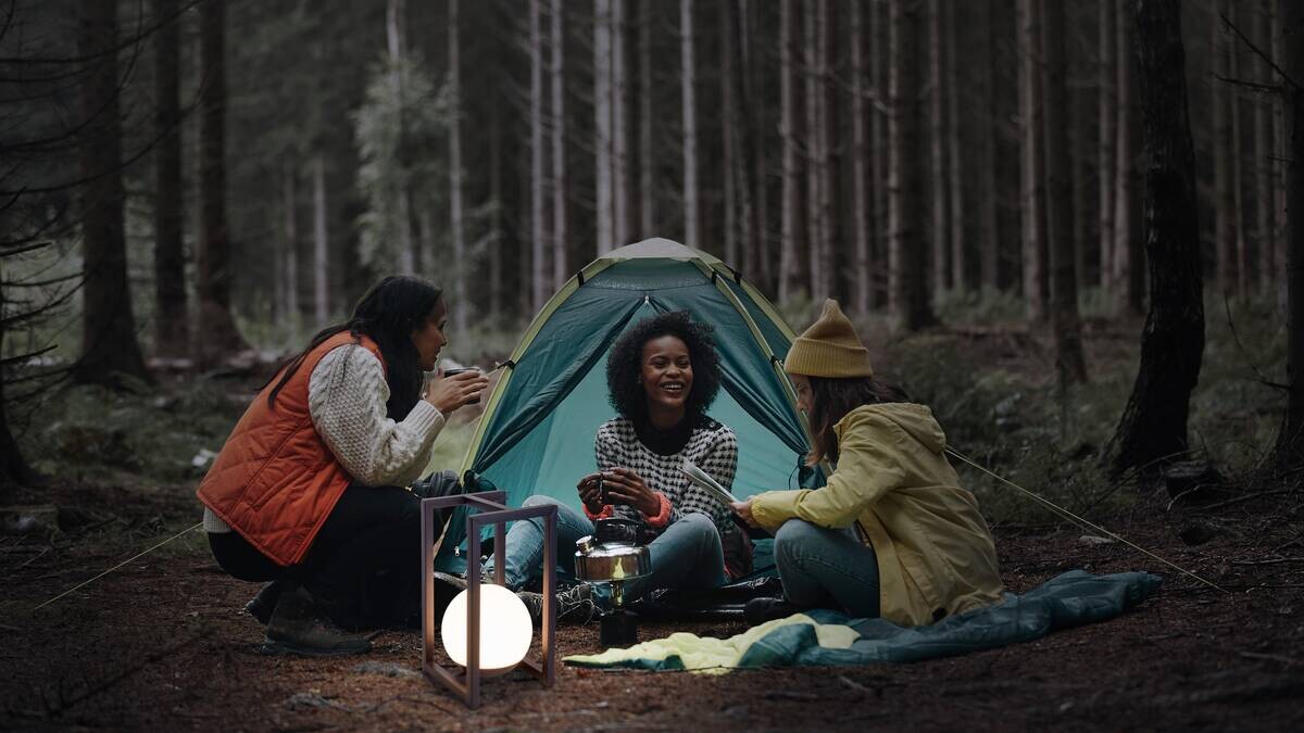 Dekoleuchte 5298122 schwarz weiß Metall Kunststoff B/H/T: ca. 16x30x16 cm