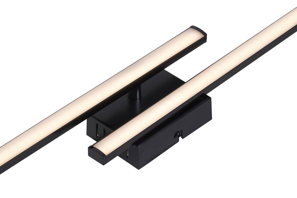 POCOline LED-Deckenleuchte Cleo II schwarz Kunststoff B/H/L: ca. 7x5,6x50 cm