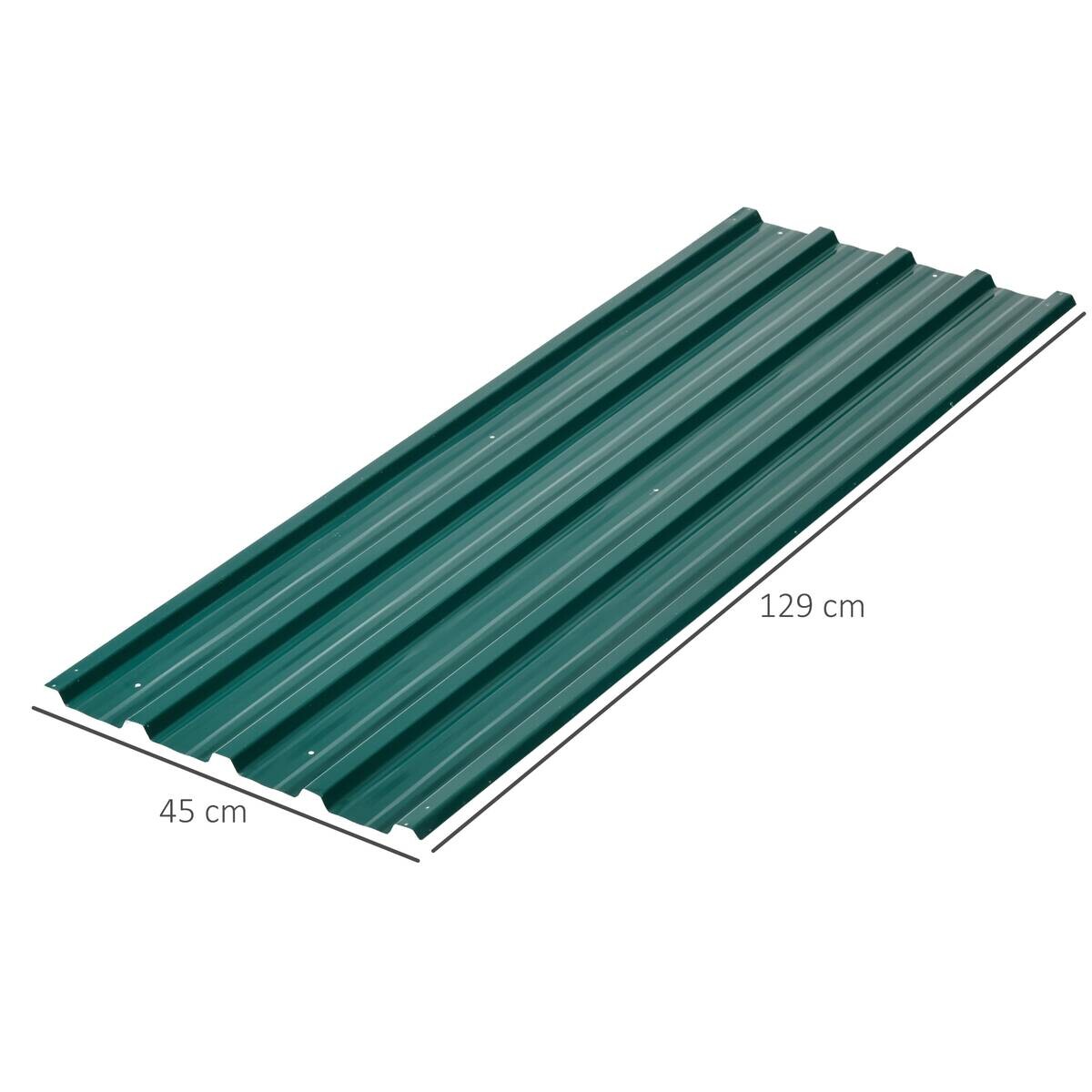 Outsunny Dachblech grün B/H/L: ca. 45x1x129 cm