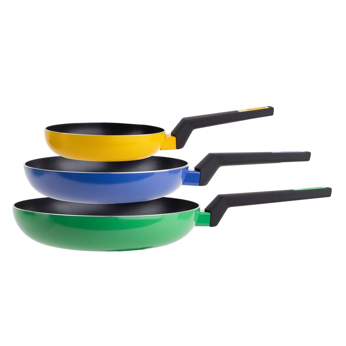 SAN IGNACIO Pfannenset COLORS multicolor Aluminium 3 tlg.