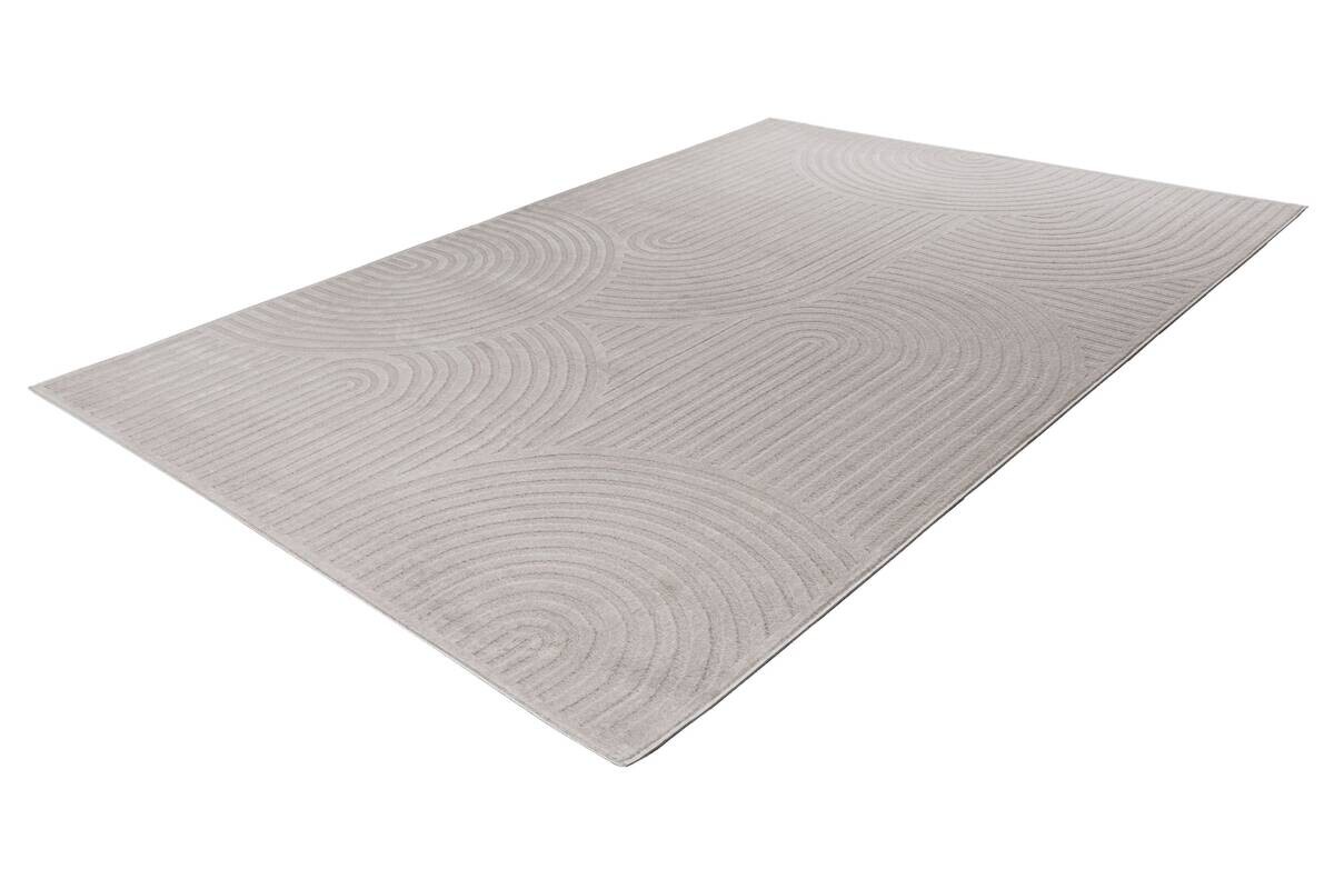 Kayoom Teppich Bandito 325 silber B/L: ca. 120x170 cm