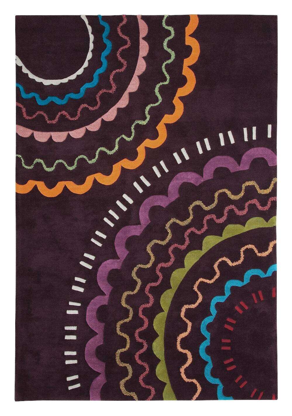 Arte Espina Kurzflorteppich Spirit 3086 violett B/L: ca. 140x200 cm