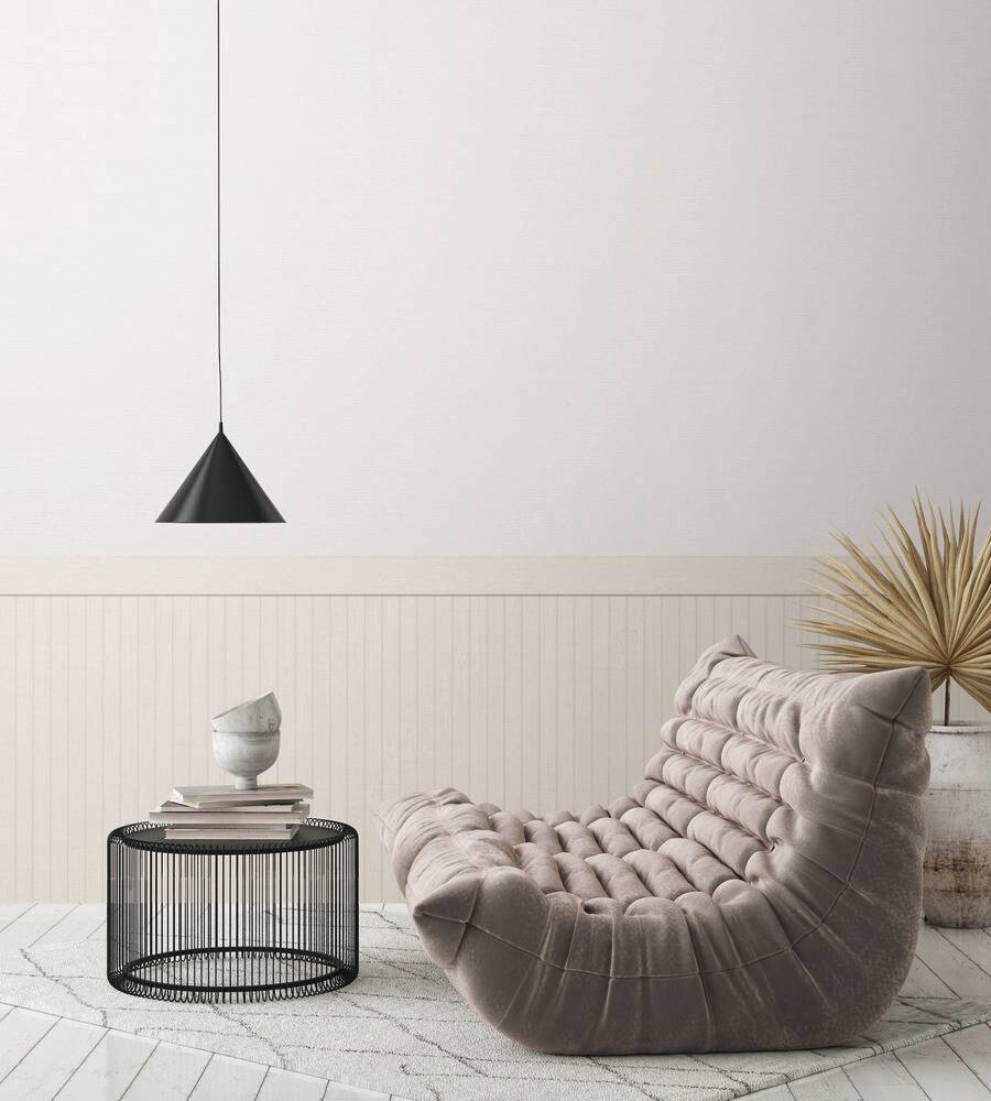 Vliestapete Holzoptik weiß B/L: ca. 106x500 cm