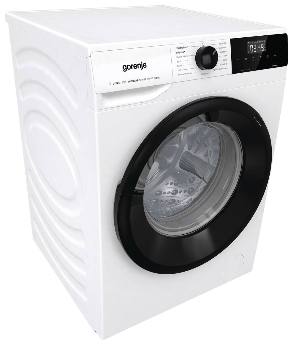 Gorenje Waschmaschine WNHEI14APS/DE EEK: A Spektrum: A bis G 10kg 1400U/min weiß B/H/T: ca. 60x85x61 cm