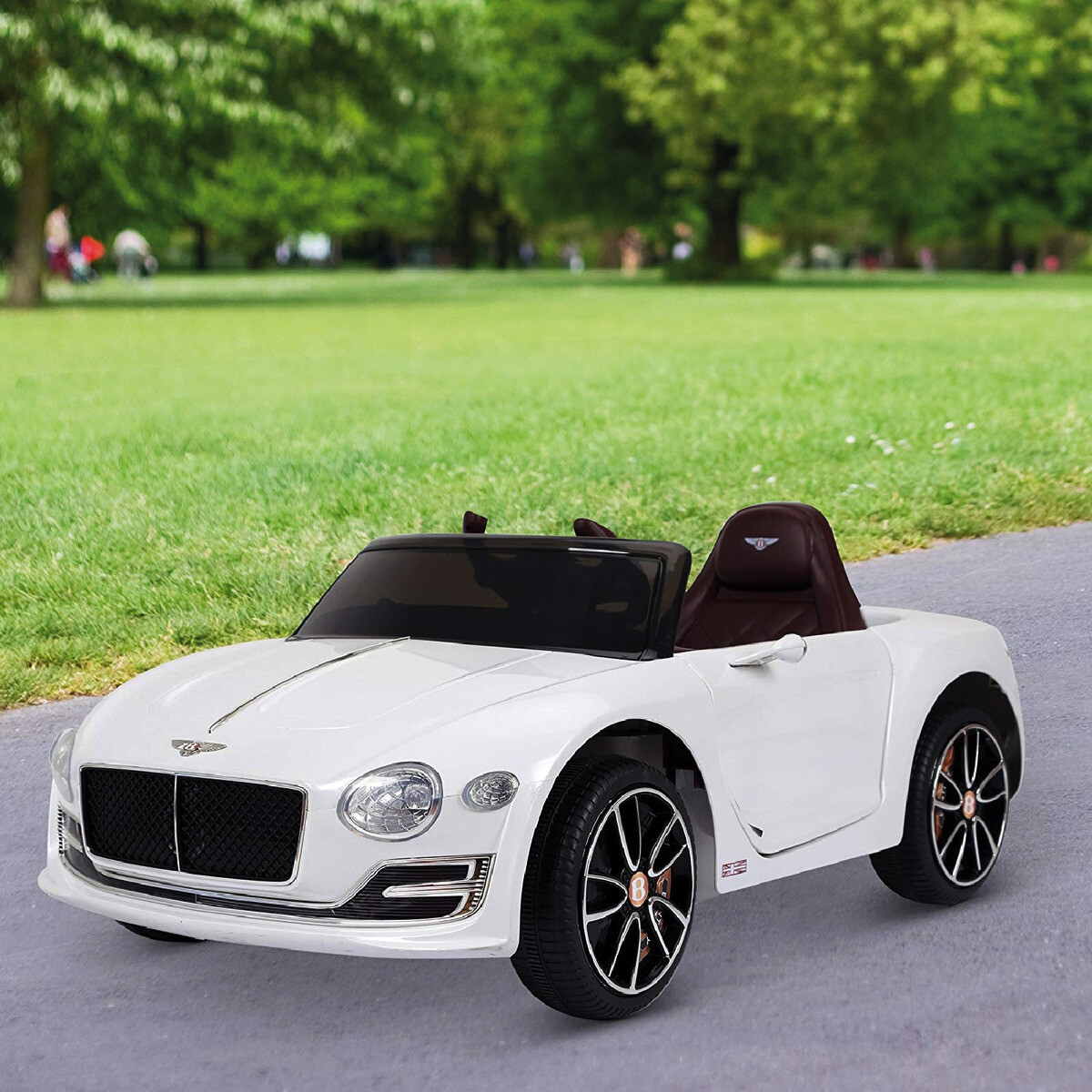 HOMCOM Kinderauto Bentley Continental weiß B/H/L: ca. 60x43x108 cm