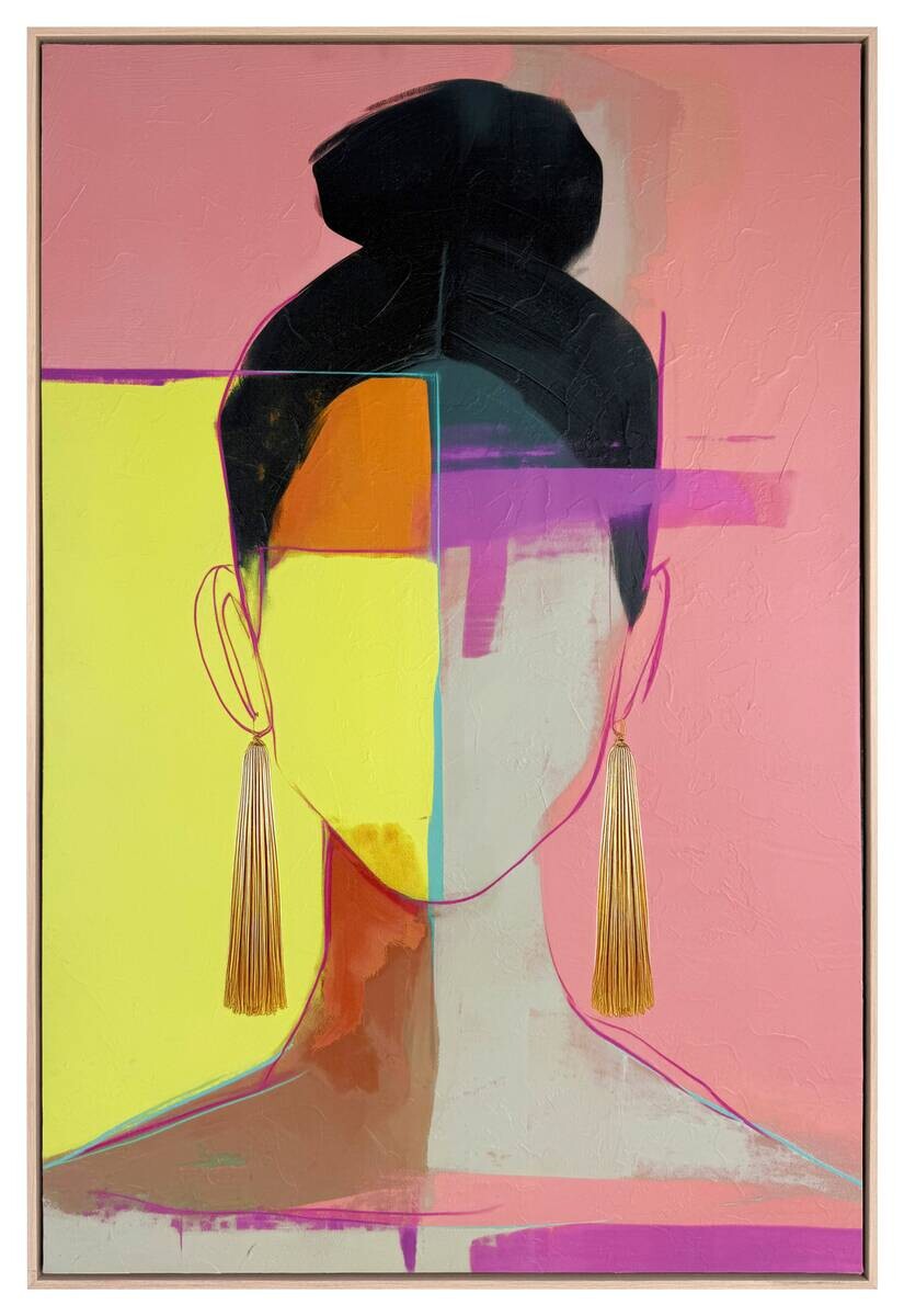 Bilder Frau B/H/L: ca. 78x3,8x118 cm