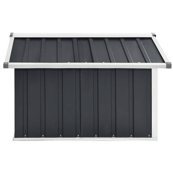Rasenmäher-Garage anthrazit B/H/L: ca. 97x63x92 cm